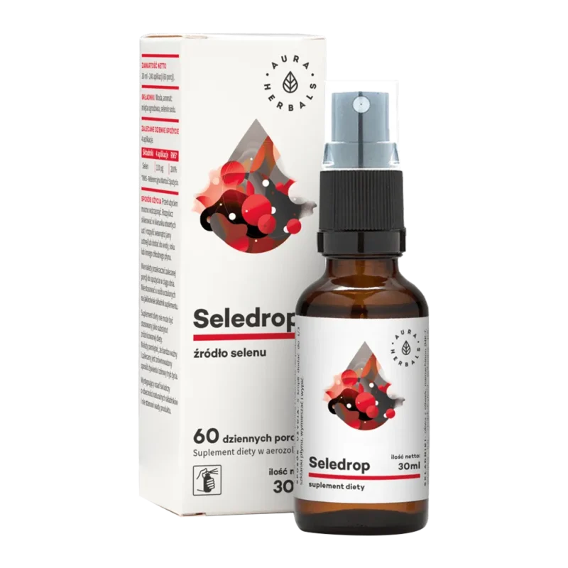 Aura Herbals Selendrop 110 µg Mundspray mit Selen für die tägliche Nahrungsergänzung