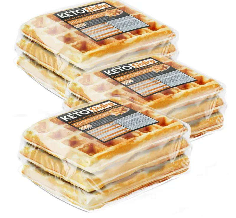 CambioLabs Keto Waffeln 3er Set – zuckerfreie Low-Carb Proteinwaffeln für Keto-Diät und Diabetiker