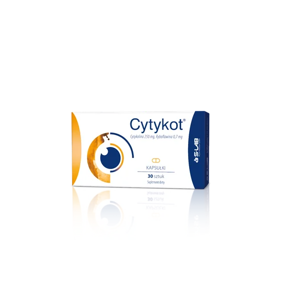 Cytykot 30 Kapseln mit Citicolin und Vitamin B2 zur Unterstützung von Nervensystem und Sehkraft