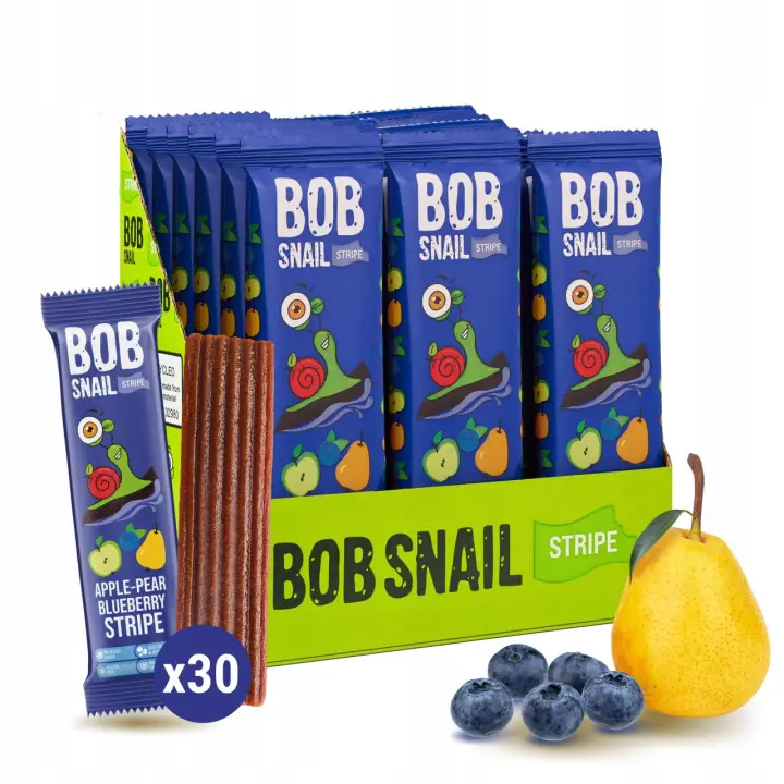 Bob Snail Fruchtstreifen Apfel Birne Blaubeere 420 g aus natürlichen Früchten ohne Zuckerzusatz
