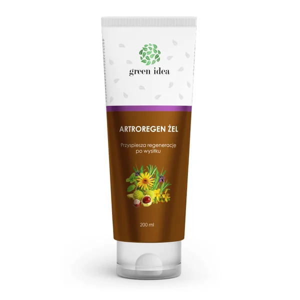 Green Idea Artroregen Gel 200 ml zur Pflege von Muskeln und Gelenken nach körperlicher Belastung.