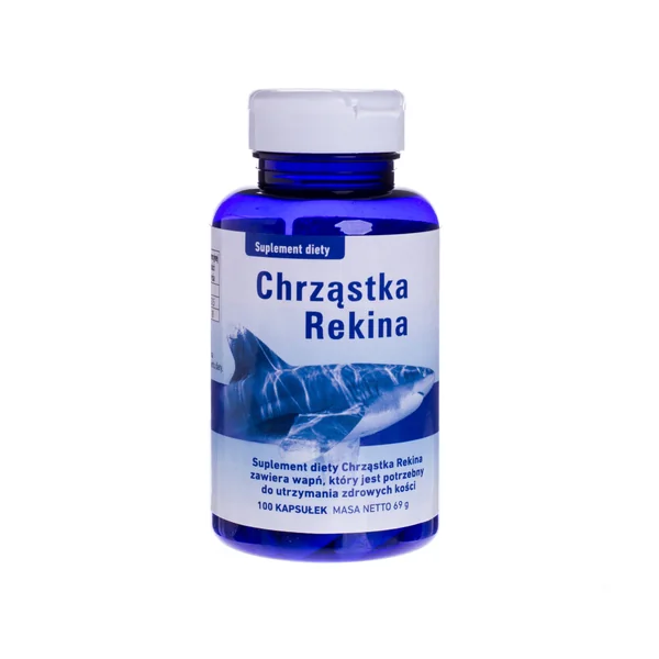 Haifischknorpel 100 Kapseln von A-Z Medica mit natürlichem Calcium und Phosphor für Knochen und Gelenke