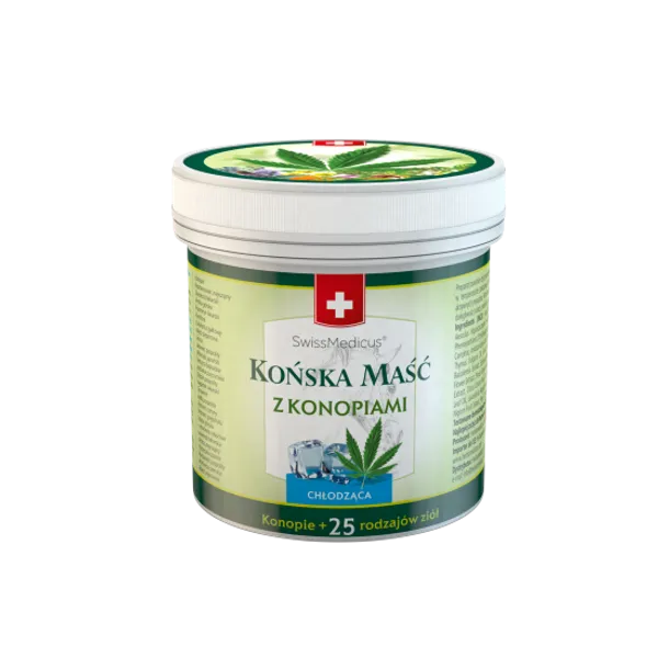Herbamedicus Pferdesalbe kühlend mit Hanf 250 ml zur Pflege von Muskeln und Gelenken.
