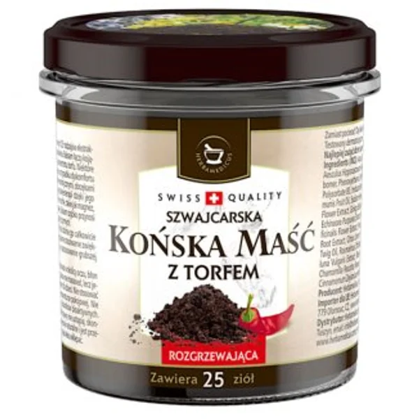 Herbamedicus Wärmende Pferdesalbe mit Torf 225 ml für Muskeln, Gelenke und Regeneration.