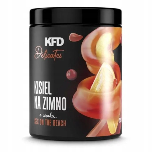KFD Delicates Kalt-Kissel Sex on the Beach 259 g – zuckerfreier Fruchtkissel mit exotischem Geschmack