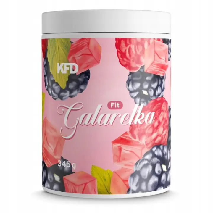 KFD Fit Gelee Rubinlimonade 345 g – zuckerfreies und kalorienarmes Gelee für Fitness und Diät
