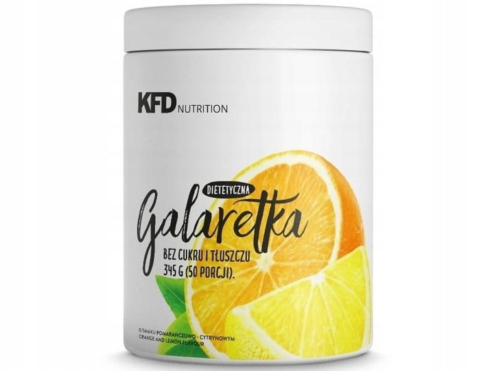 KFD Fit Gelee Orange Zitrone 345 g – zuckerfreies Gelee mit frischem Orangen-Zitronen-Geschmack