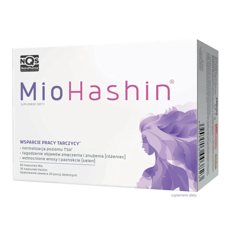 MioHashin mit Myo-Inositol, NAC, Selen und Pflanzenextrakten in Kapseln zur täglichen Nahrungsergänzung