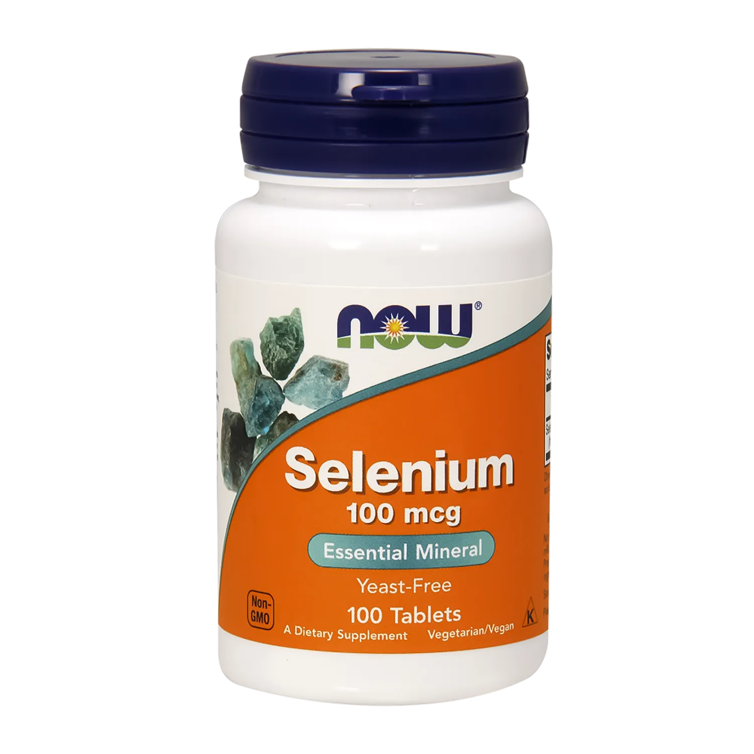 NOW Foods Selenium 100 µg 100 Tabletten mit organischem Selen zur Unterstützung der Schilddrüsenfunktion