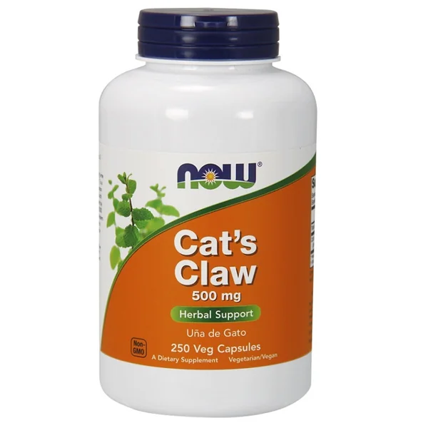 NOW Foods Cat's Claw 250 Kapseln mit Uncaria tomentosa Katzenkralle