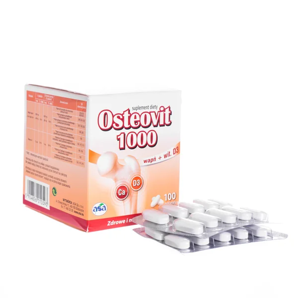 Osteovit 1000 100 Tabletten mit Calcium und Vitamin D zur Unterstützung gesunder Knochen und Zähne.