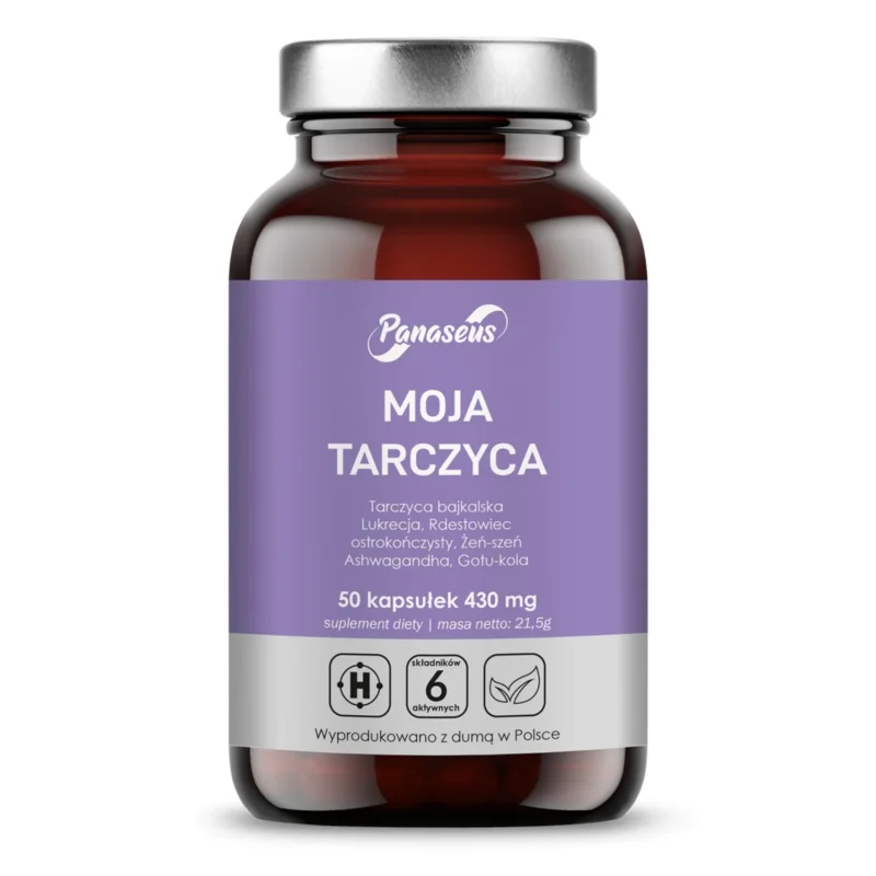 Panaseus Meine Schilddrüse 50 vegane Kapseln mit Ashwagandha und pflanzlichen Extrakten