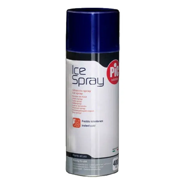 PiC Solution Ice Spray Kältespray 400 ml zur sofortigen Kühlung bei Prellungen und Verstauchungen.
