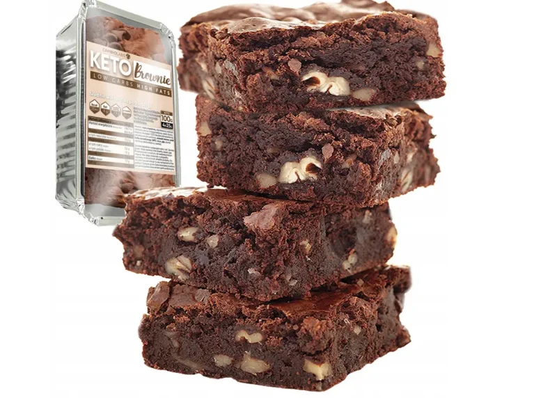 CambioLabs Keto Brownie ohne Zucker – Low Carb Schokoladenkuchen mit hohem Proteingehalt