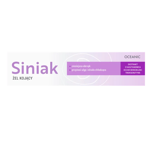 Siniak Gel 40 g mit Troxerutin, Rosskastanie und Hamamelis zur Pflege bei Blutergüssen und Prellungen.