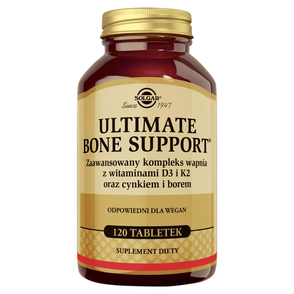 Solgar Ultimate Bone Support – 120 Tabletten mit Calcium, Magnesium, Vitamin D und Vitamin K für gesunde Knochen