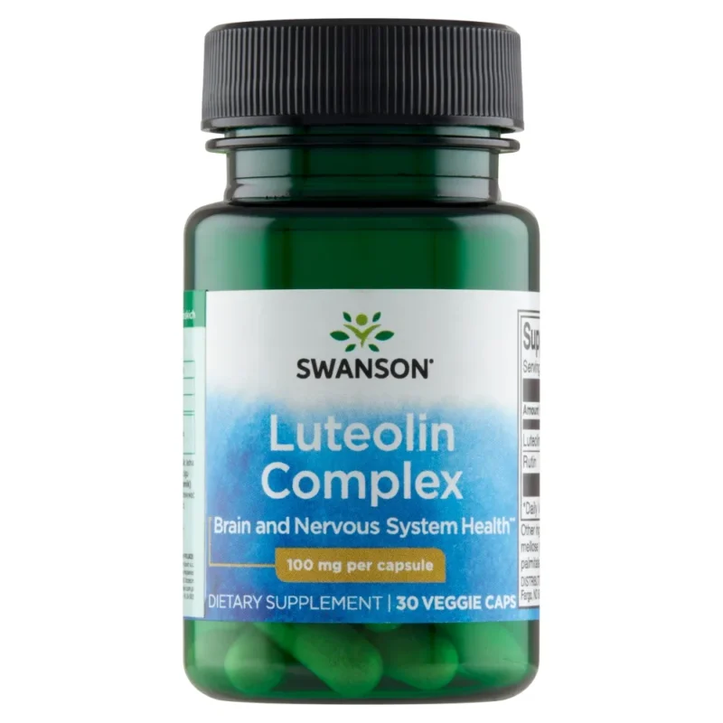 Swanson Luteolin Complex 30 vegetarische Kapseln mit Luteolin und Rutin für die tägliche Nahrungsergänzung