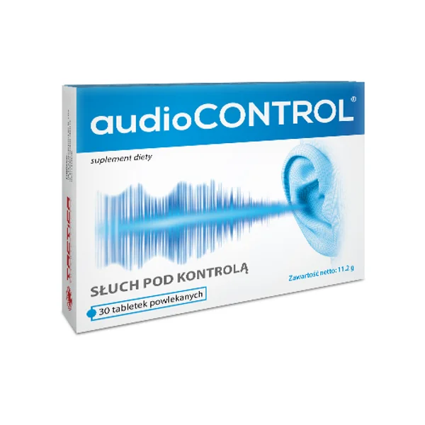 audioCONTROL® 30 Filmtabletten mit Ginkgo biloba, Melatonin und Vitaminen zur Unterstützung des Hörvermögens