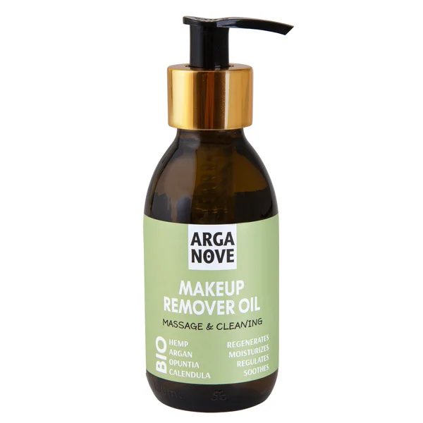 Arganove Reinigungs- und Gesichtsmassageöl 150 ml mit Arganöl und Hanföl