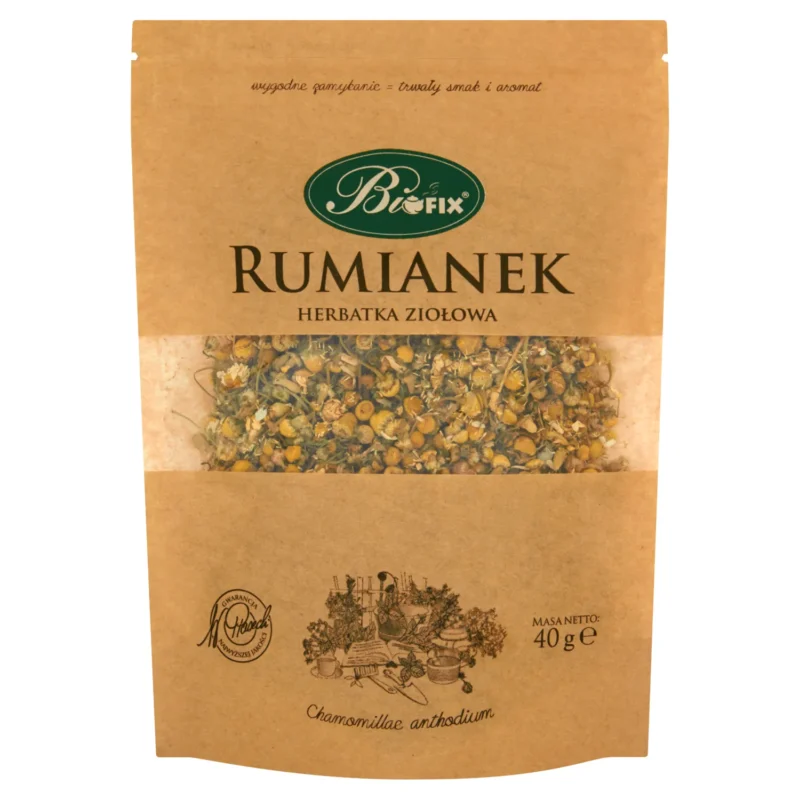 Bi Fix Kamille 40 g – 100 % getrocknete Kamillenblüten für die Zubereitung eines aromatischen Kräuteraufgusses.