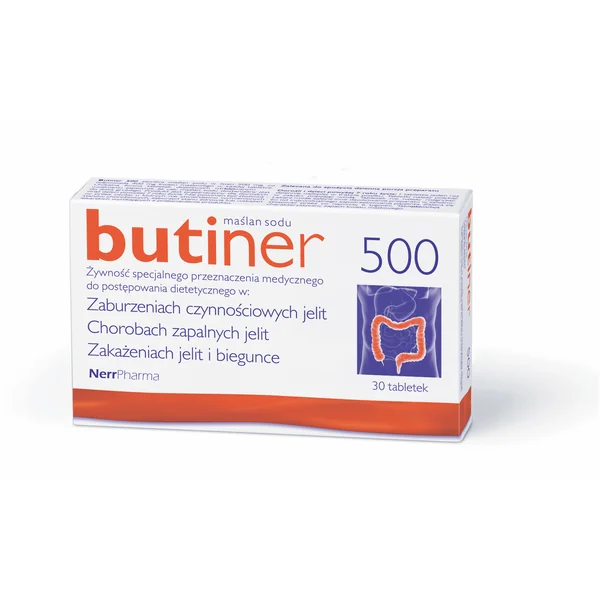 Butiner 500 – 30 magensaftresistente Tabletten mit 500 mg Natriumbutyrat