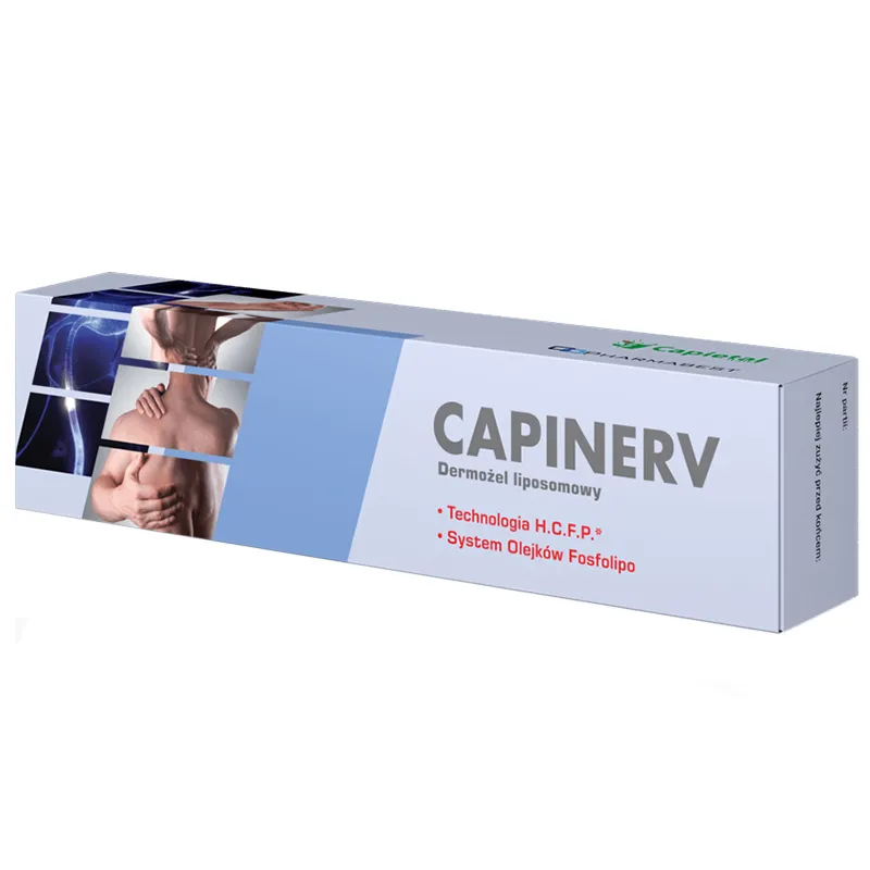 Capinerv Liposomales Dermogel 50 ml mit CBD für Hautpflege und Massage