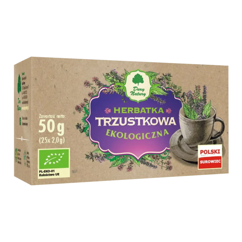 Dary Natury Bio-Kräutertee zur Unterstützung der Bauchspeicheldrüse mit Pfefferminze und Ringelblume – 25 Filterbeutel à 2 g.