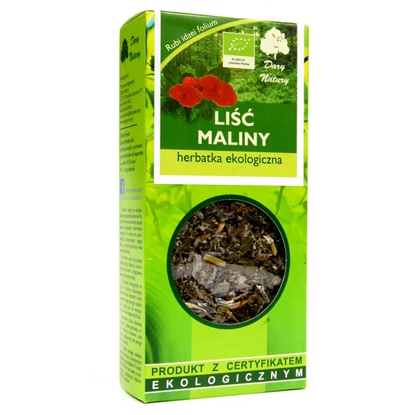 Dary Natury Bio-Himbeerblättertee 25 g – 100 % Bio-Himbeerblätter für einen aromatischen Kräuteraufguss.
