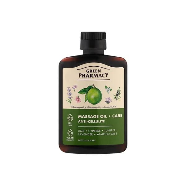 Green Pharmacy Anti-Cellulite Pflege- und Massageöl 200 ml mit Wacholder- und Zypressenöl