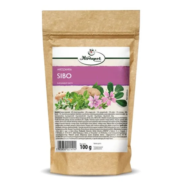 Herbapol SIBO Kräutermischung 100 g – Kräutertee zur Unterstützung der Verdauung