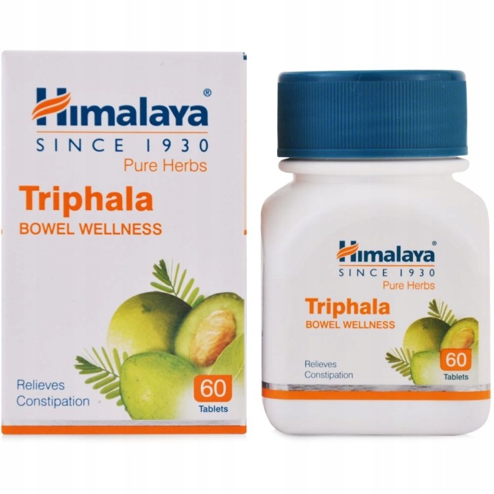 Himalaya Triphala 60 Tabletten – ayurvedisches Nahrungsergänzungsmittel mit Triphala-Extrakt zur Unterstützung von Verdauung und Darmfunktion.