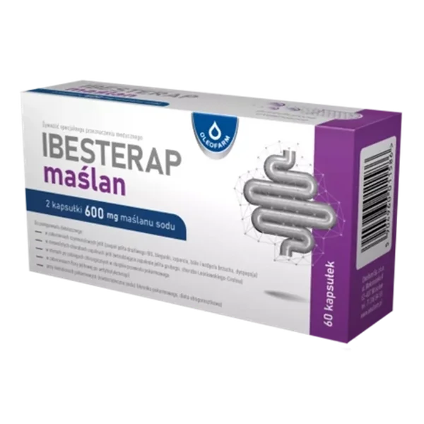 IBESTERAP Butyrat 60 Kapseln mit Natriumbutyrat zur Unterstützung der Darmgesundheit