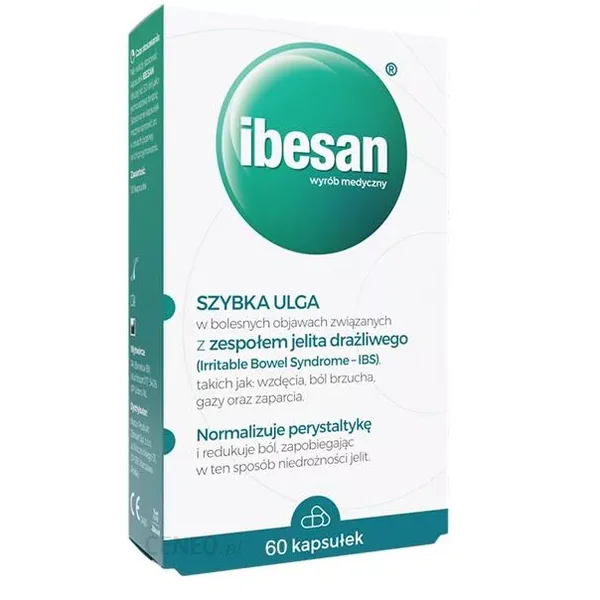 Ibesan 30 Kapseln Medizinprodukt zur Linderung von Reizdarm, Blähungen und Bauchschmerzen