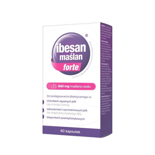 Ibesan Butyrat Forte 60 Kapseln mit Natriumbutyrat von Natur Produkt Pharma