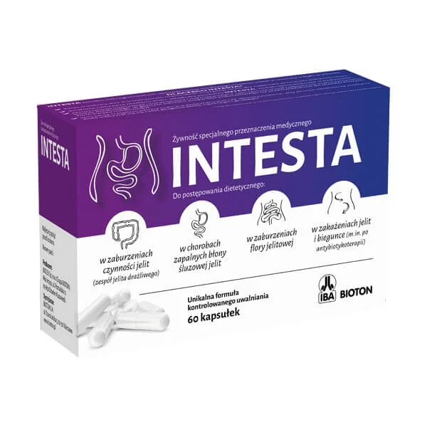 Intesta 60 Kapseln mit Natriumbutyrat zur Unterstützung der Darmgesundheit und Darmfunktion