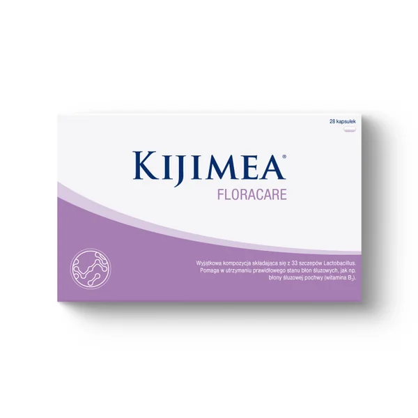 Kijimea FloraCare Probiotikum mit 33 Lactobacillus-Stämmen und Vitaminen – 28 Kapseln