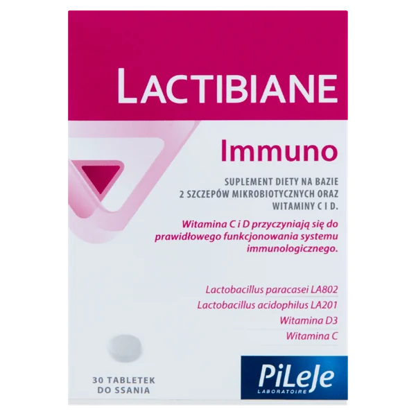 Lactibiane Immuno 30 Lutschtabletten mit Probiotika sowie Vitamin C und Vitamin D