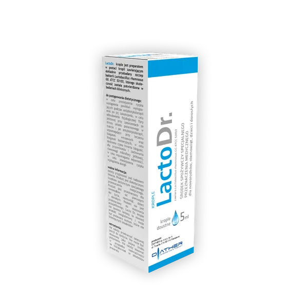 LactoDr Tropfen mit Lactobacillus rhamnosus GG – 5 ml Probiotika für Babys, Kinder und Erwachsene