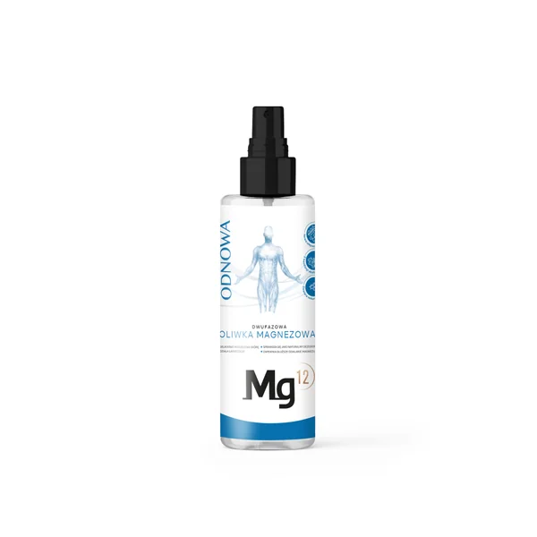 MG12 Regeneration Zweiphasiges Magnesiumöl 200 ml mit natürlichem Magnesium aus Bischofit