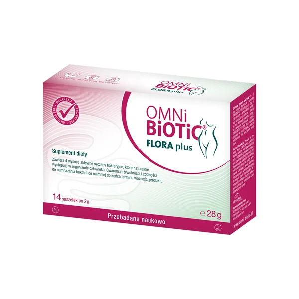 OMNi-BiOTiC® FLORA plus Pulver in 14 Beuteln mit 4 Lactobacillus-Stämmen für die natürliche Intimflora