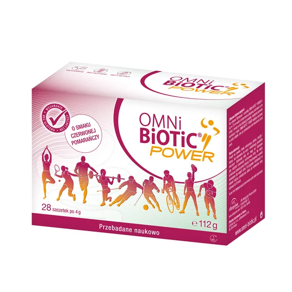 OMNi-BiOTiC® POWER 28 Beutel mit 6 probiotischen Bakterienstämmen und Magnesium zur Unterstützung der Darmflora