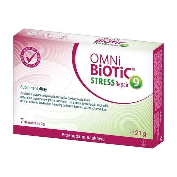 OMNi-BiOTiC® STRESS Repair 9 7 Beutel mit 9 probiotischen Bakterienstämmen zur Unterstützung der Darmflora