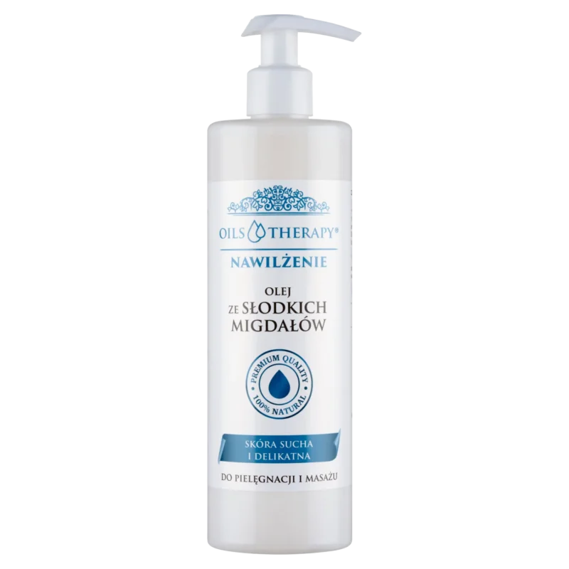 Optima Natura Natürliches Süßmandelöl 400 ml für Hautpflege, Massage und Aromatherapie