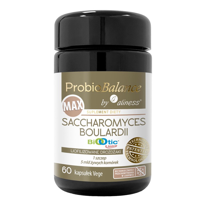 ProbioBalance Saccharomyces boulardii Probiotikum mit Lynside® Pro SCB PW und Fibregum™ Bio – 60 Kapseln.