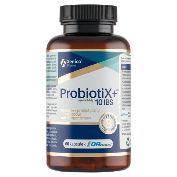 ProbiotiX+ 10 IBS – 60 Kapseln mit 10 probiotischen Bakterienstämmen und Inulin