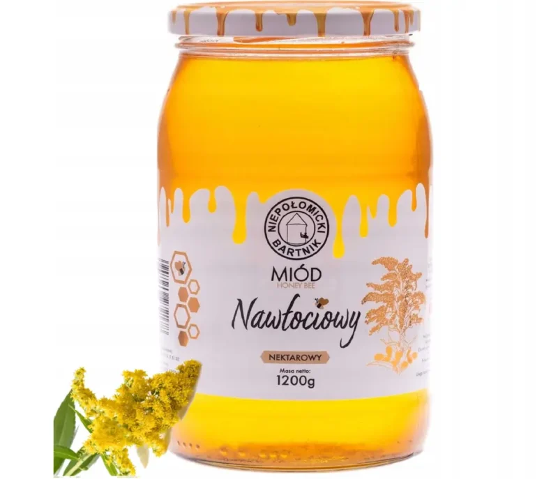 Echter Goldruten-Nektarhonig 1,2 kg – naturbelassener Honig aus der Imkerei mit mildem Kräuteraroma.