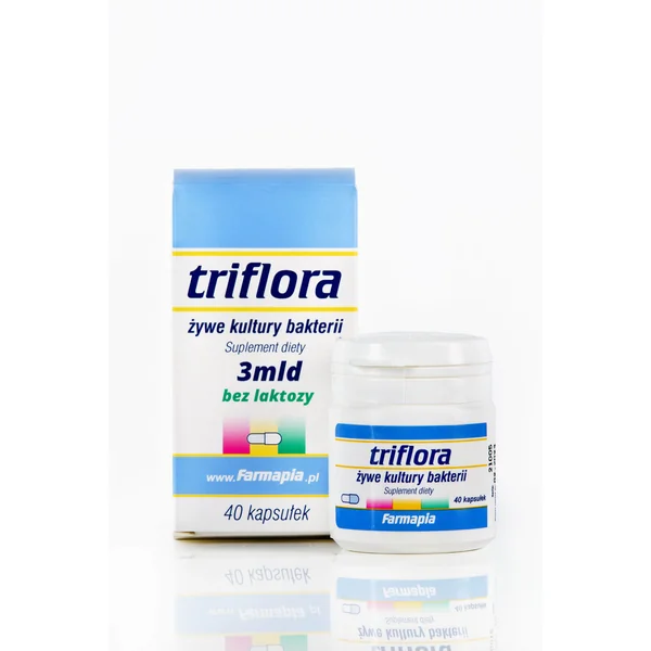 Triflora Probiotikum mit drei Milchsäurebakterienstämmen und Inulin – 40 Kapseln