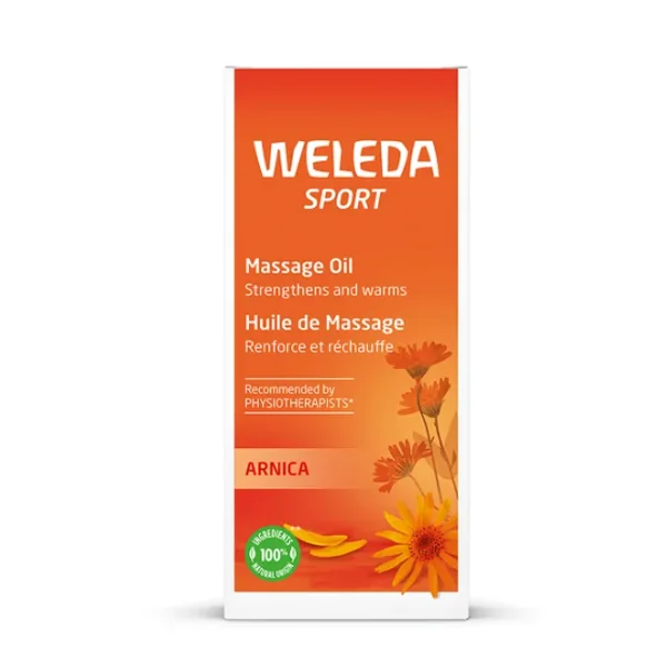 Weleda Arnika-Massageöl 50 ml mit Arnika und Birkenextrakt für Sport und Hautpflege