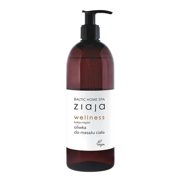 Ziaja Baltic Home Spa Wellness Körpermassageöl 490 ml mit Mandelöl für intensive Hautpflege