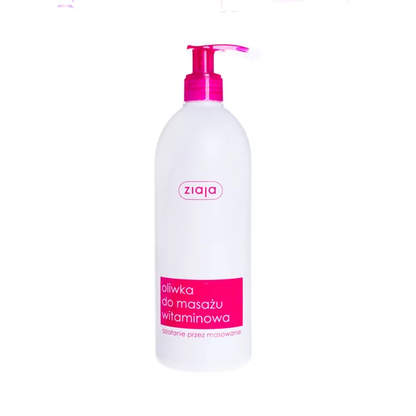 Ziaja Vitamin-Massageöl 500 ml mit Vitamin A, E und F für gepflegte und geschmeidige Haut